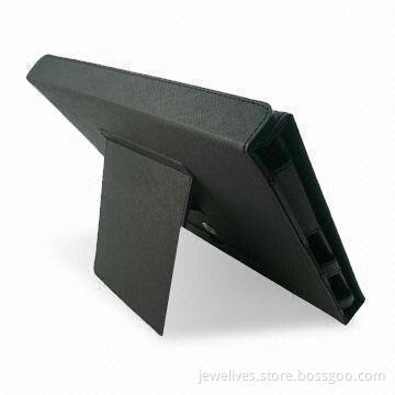 Leather Case for Apple's iPad with Kickstand, Available in Various Colors